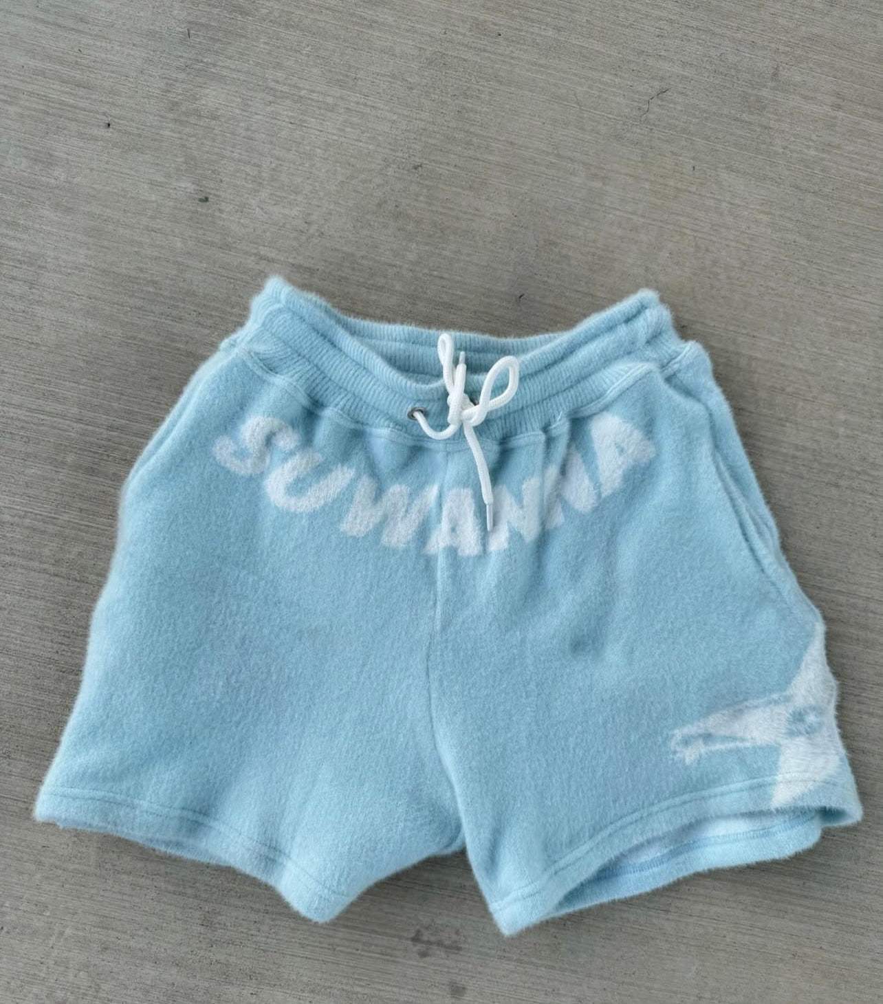 Blue Skies Mohair Shorts