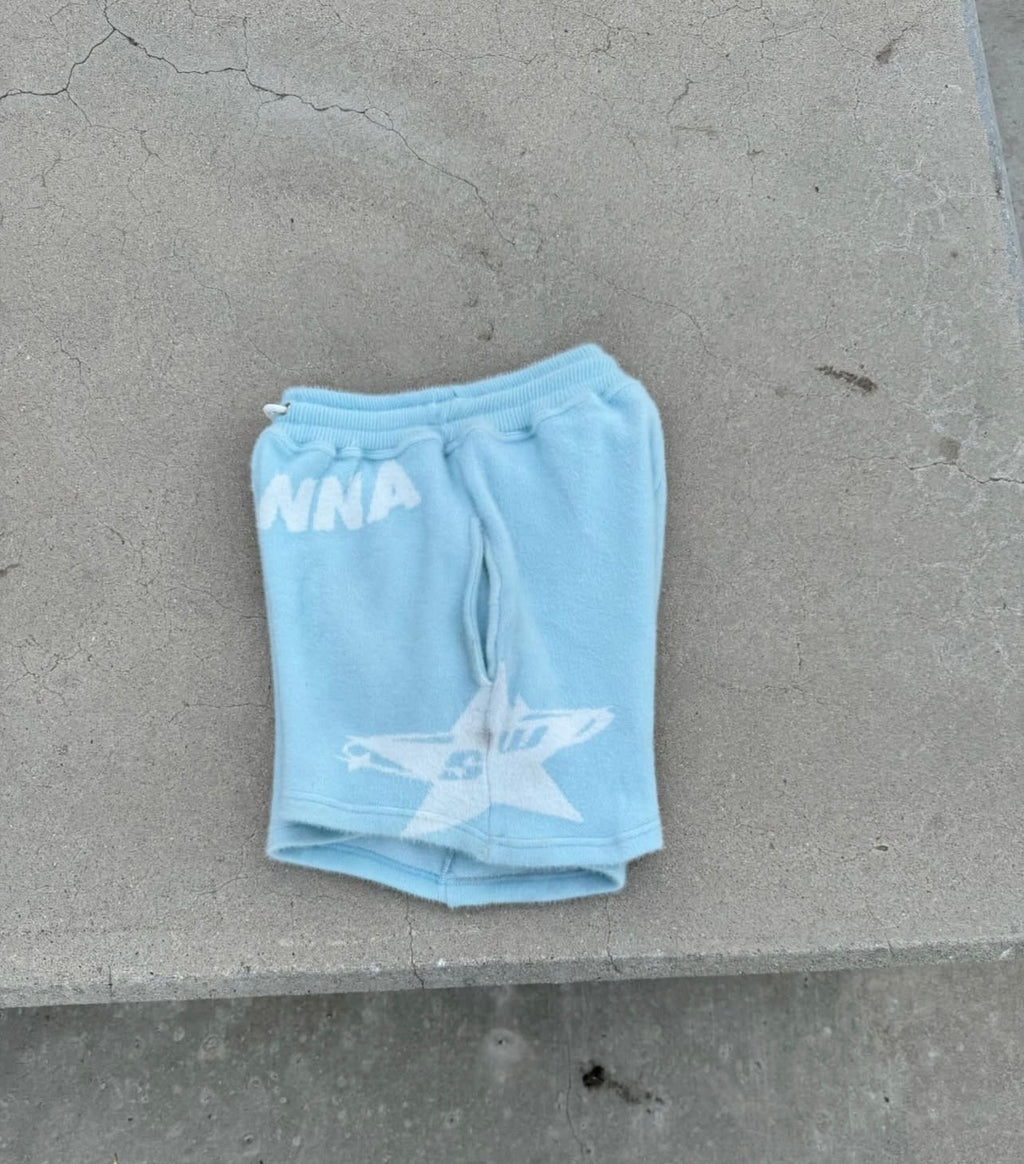Blue Skies Mohair Shorts