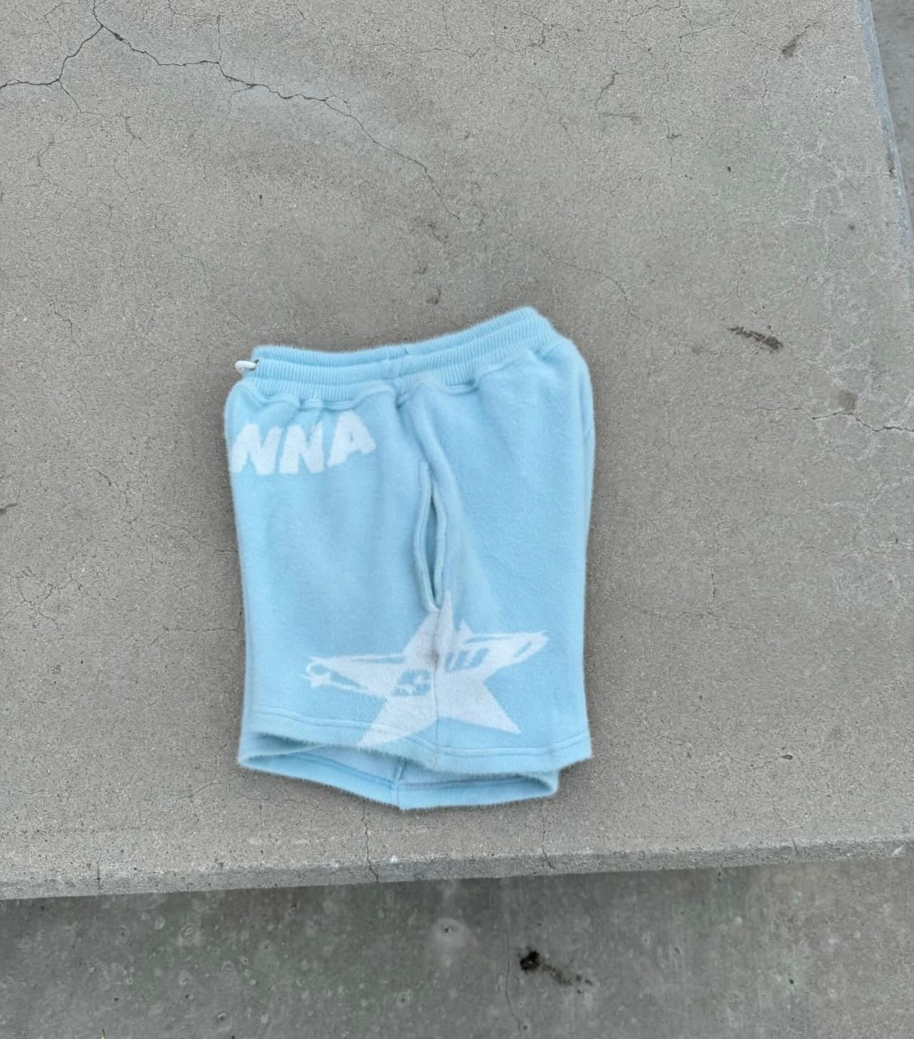 Blue Skies Mohair Shorts